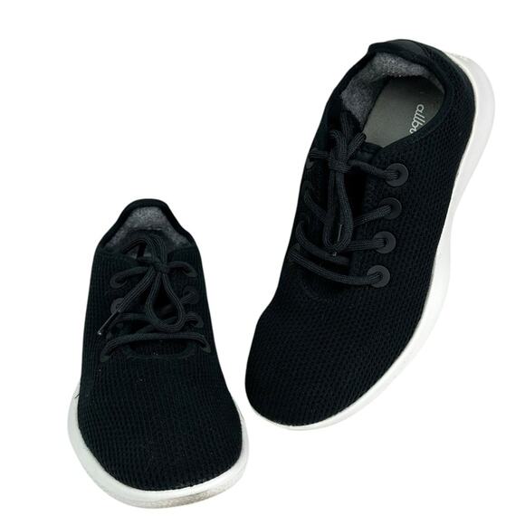 Allbirds Black Tree Runners Shoes Womens Size 10 - Picture 1 of 8